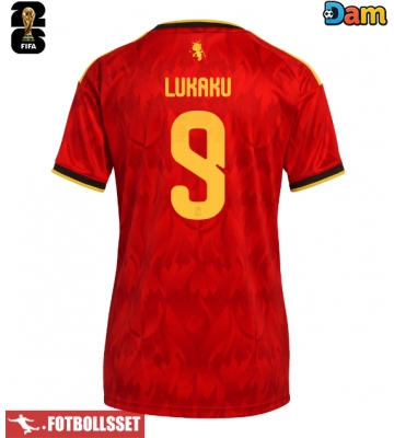 Belgien Romelu Lukaku #9 Hemmatröja Dam VM 2026 Kortärmad